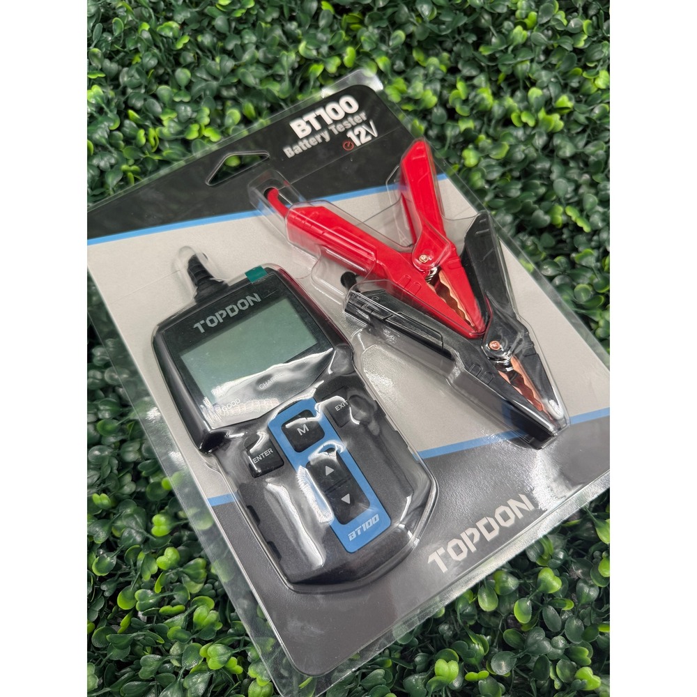 TOPDON BT100 Battery Tester 12V Automotive Alternator Analyzer Digital Tool